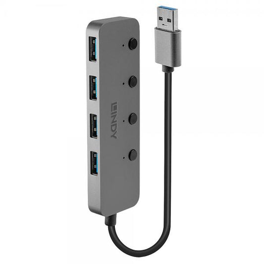 HUB LINDY USB 3.0 4 PUERTOS [43309]