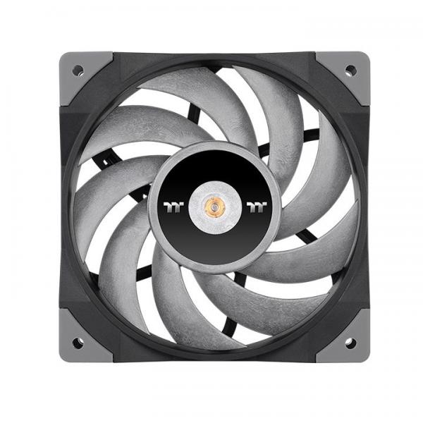 Thermaltake TOUGHFAN 12 Case per computer Ventilatore 12 cm Nero, Grigio 1 pz [CL-F121-PL12GM-A]