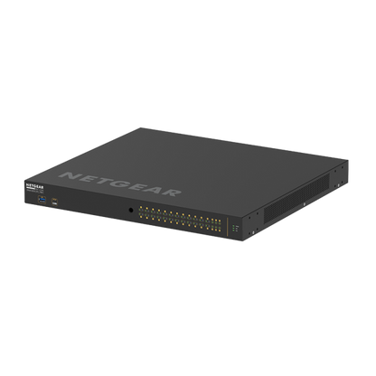 NETGEAR M4250-26G4XF-PoE+ Gestionado L2/L3 Gigabit Ethernet (10/100/1000) Soporte Alimentación a través de Ethernet (PoE) 1U Negro [GSM4230PX-100EUS]