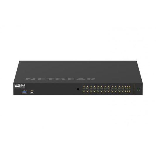 NETGEAR M4250-26G4XF-PoE+ Gestionado L2/L3 Gigabit Ethernet (10/100/1000) Soporte Alimentación a través de Ethernet (PoE) 1U Negro [GSM4230PX-100EUS]