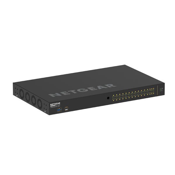 NETGEAR GSM4230P-100EUS conmutador de red Gestionado L2/L3 Gigabit Ethernet (10/100/1000) Soporte Alimentación a través de Ethernet (PoE) 1U Negro [GSM4230P-100EUS] 