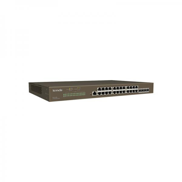 TENDA SWITCH L3 MANAGED SWITCH 24 PORTE 10/100/1000 BASE-T ETHERNET - 4 PORTE 1000 BASE-X SFP -1 PO [TEG5328F]