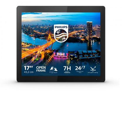 PHILIPS MONITOR TOUCH 17 LED TN 5:4 1280x1020 4MS 400 CDM, VGA/DVI/DP/HDMI, OPENFRAME [172B1TFL]