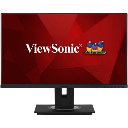 Viewsonic 24 inch - Full HD AH-IPS LED Monitor - 1920x1080 - Pivot / HAS / RJ45 / USB-C [VG2456]