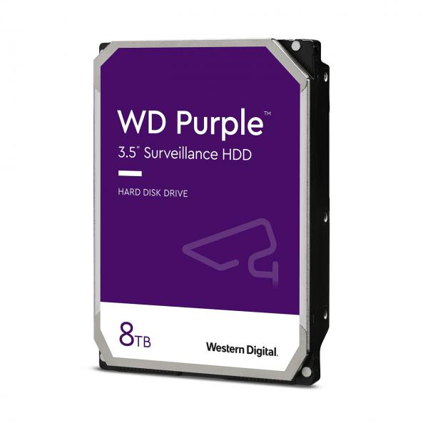 WESTERN DIGITAL HDD PURPLE 8TB 3,5 5400RPM SATA 6GB/S BUFFER 128MB [WD84PURZ]