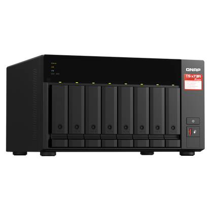 QNAP TS-873A NAS Torre Ethernet Conexión LAN Negro V1500B [TS-873A-8G]