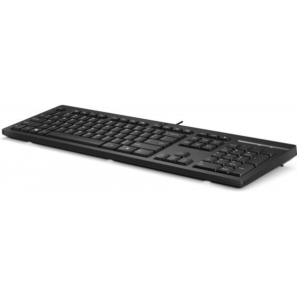 HP TASTIERA KBD 125 WD,INTERFACCIA USB,NERO [266C9AA]