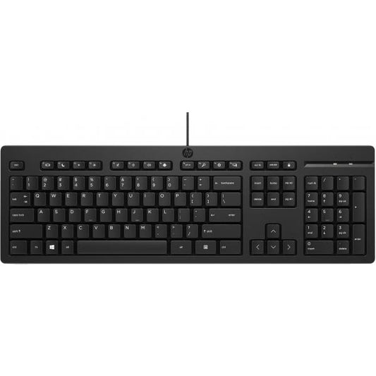 HP TASTIERA KBD 125 WD,INTERFACCIA USB,NERO [266C9AA]