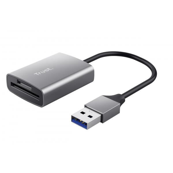 Trust Dalyx USB 3.2 Gen 1 (3.1 Gen 1) Card Reader Aluminum [24135] 