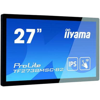 iiyama ProLite TF2738MSC-B2 Monitor PC 68,6 cm (27") 1920 x 1080 Pixel Full HD LED Touch screen Multi utente Nero [TF2738MSC-B2]