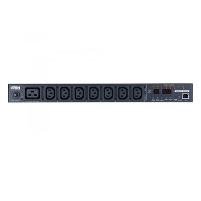 Aten 8-Port Intelligent 1U ECO Power Distribution Unit (PDU), Metered (7 x C13, 1 x C19) PE6208G-ATA-G [PE6208G-ATA-G]