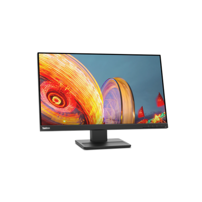 Lenovo ThinkVision E24q-20 - 24 inch - Quad HD IPS LED Monitor - 2560x1440 - Pivot / HAS [62CFGAT1EU]