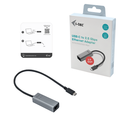 i-tec Metal USB-C 2.5Gbps Ethernet Adapter [C31METAL25LAN]