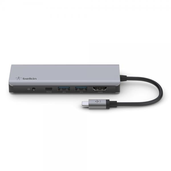 Belkin Adattatore Multiporta 7 In 1 USB-C [AVC009BTSGY]