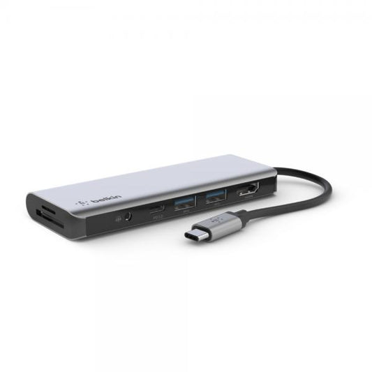 Adaptador multipuerto USB-C 7 en 1 de Belkin [AVC009BTSGY]