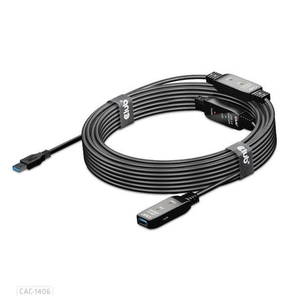 CLUB3D USB CABLE TYPE A GEN 1 ACTIVE REPEATER 15METER / 49.24FT SUPPORTS UP TO 5GBPS [CAC-1406] 