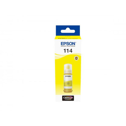 TARJETA EPSON. BOTELLA DE TINTA ECOTANK AMARILLA 114 [C13T07B440]