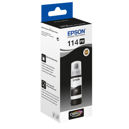 Epson 114 EcoTank Photo Black ink bottle [C13T07B140]