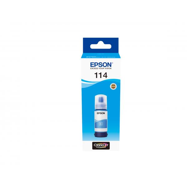 Epson 114 EcoTank Cyan ink bottle [C13T07B240]