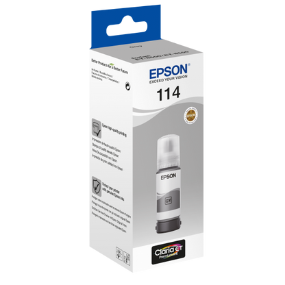 Botella de tinta Epson 114 EcoTank Gris [C13T07B540]