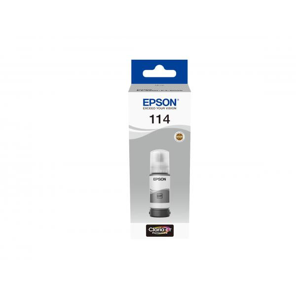 Botella de tinta Epson 114 EcoTank Gris [C13T07B540]