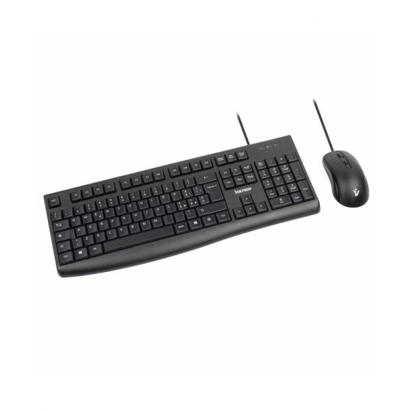 Kit de teclado y mouse con cable USB Vultech [KM-821]