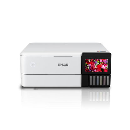 Epson EcoTank ET-8500 - Multifunction printer - A4 - 5760 x 1440 dpi - 32 ppm - Wi-fi - White [C11CJ20401]