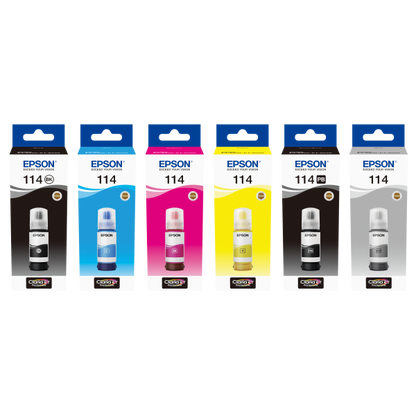 Epson 114 EcoTank Magenta ink bottle [C13T07B340]