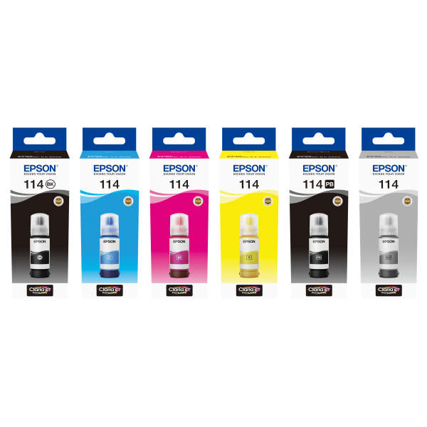 Epson 114 EcoTank Magenta ink bottle [C13T07B340]