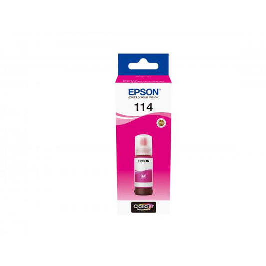 EPSON CART. MAGENTA 114 ECOTANK INK BOTTLE [C13T07B340]