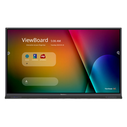 Viewsonic ViewBoard 52serie touchscreen - 86inch - 4K - Android 9.0 - IR 400 nits - USB-C - DP - 2x15W + sub 15W + array mic 4/32GB [IFP8652-1A]