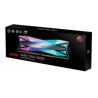 ADATA RAM GAMING XPG SPECTRIX D60G 8GB DDR4 3200MHZ RGB, CL16-2 [AX4U32008G16A-ST60]