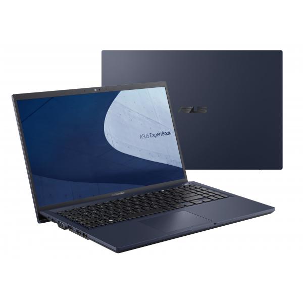 ASUS ExpertBook B1 B1500CEAE-EJ0223R Laptop 39.6 cm (15.6") Intel Core i7 i7-8565U 8 GB DDR4-SDRAM 512 GB SSD NVIDIA GeForce MX110 Windows 10 Pro Black [90NX0441-M02750] 