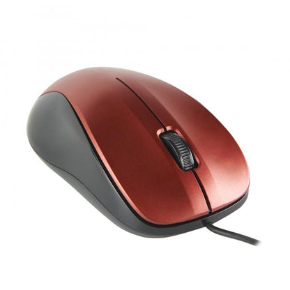 NGS MOUSE OTTICO 1200 DPI CON FILO ROSSO [CREWRED]