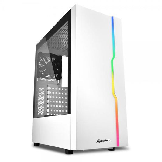 Sharkoon RGB Slider Midi Tower Bianco [RGBSLIDERWHITE]