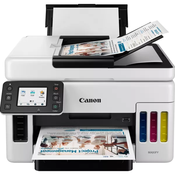 Canon MAXIFY GX6050 - MFP Inktjet Printer - White [4470C006]