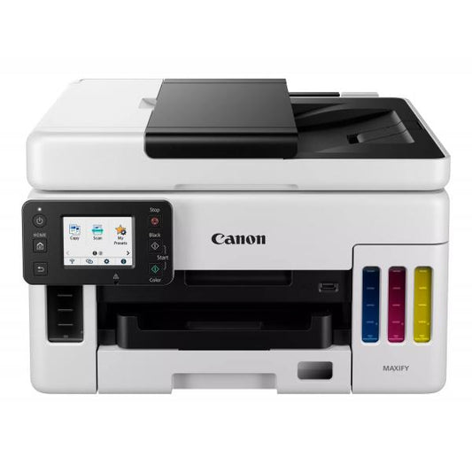 CANON MULTIF. TINTA A4 COLOR, MAXIFY GX6050, 24PPM, ADF, MEGA TANQUE, USB/LAN/WIFI, 3 EN 1 [4470C006] 