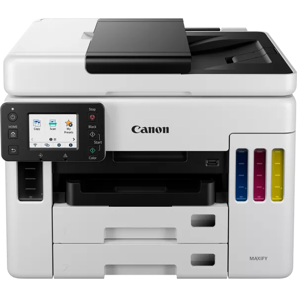 CANON MULTIF. INK A4 COLORE, MAXIFY GX7050, 24PPM, ADF, MEGA TANK, USB/LAN/WIFI - 3 IN 1 [4471C006]
