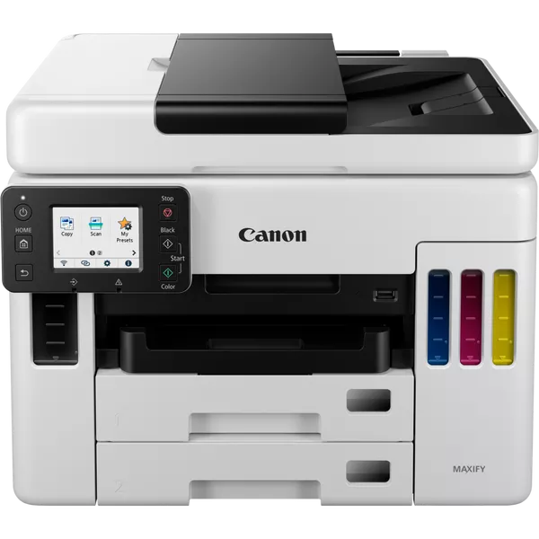 CANON MULTIF. TINTA A4 COLOR, MAXIFY GX7050, 24PPM, ADF, MEGA TANQUE, USB/LAN/WIFI - 3 EN 1 [4471C006]