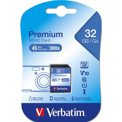 VERBATIM SDHC/HX 32GB CLASSE 10 PREMIUM [43963]