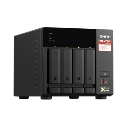 QNAP TS-473A NAS Torre Ethernet Conexión LAN Negro V1500B [TS-473A-8G]