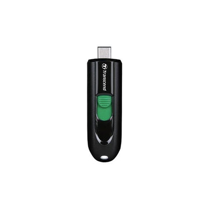 TRANSCEND PEN DISK 128GB, USB3.2, Pen Drive, Type-C, Capless, Black [TS128GJF790C]