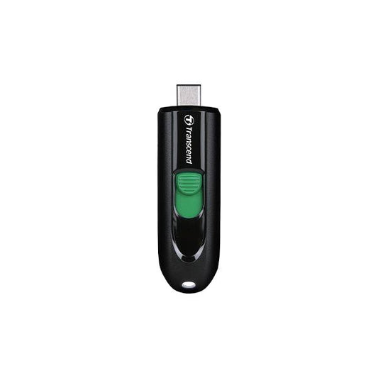 TRANSCEND PEN DISK 128GB, USB3.2, Pen Drive, Type-C, Capless, Black [TS128GJF790C]