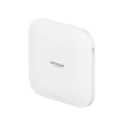 NETGEAR Insight Cloud Managed WiFi 6 AX3600 Punto de acceso de doble banda (WAX620) 3600 Mbit/s Blanco Soporte Alimentación a través de Ethernet (PoE) [WAX620-100EUS] 