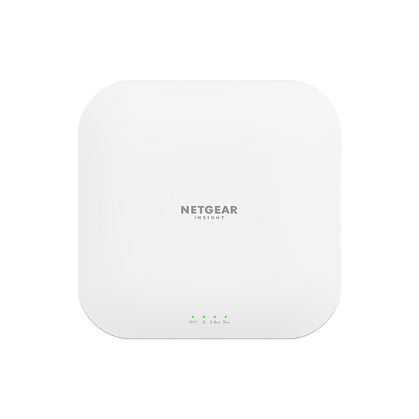 NETGEAR Insight Cloud Managed WiFi 6 AX3600 Punto de acceso de doble banda (WAX620) 3600 Mbit/s Blanco Soporte Alimentación a través de Ethernet (PoE) [WAX620-100EUS] 