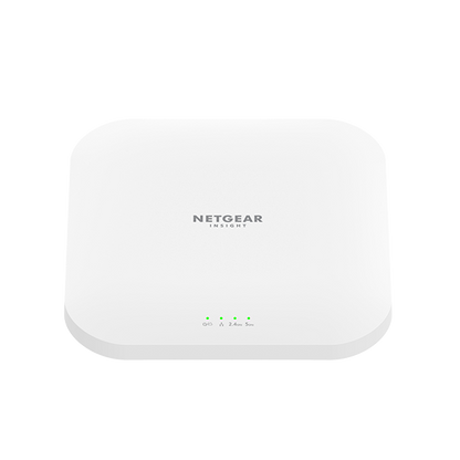 NETGEAR Insight Cloud Managed WiFi 6 AX3600 Punto de acceso de doble banda (WAX620) 3600 Mbit/s Blanco Soporte Alimentación a través de Ethernet (PoE) [WAX620-100EUS] 