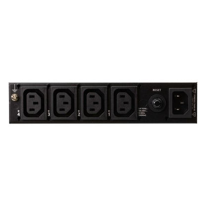 Aten 4-Outlet 1U Half-rack eco PDU, Switched by Outlet (10A) (4x C13) with Auto Ping and Reboot PE4104G-AT-G [PE4104G-AT-G]