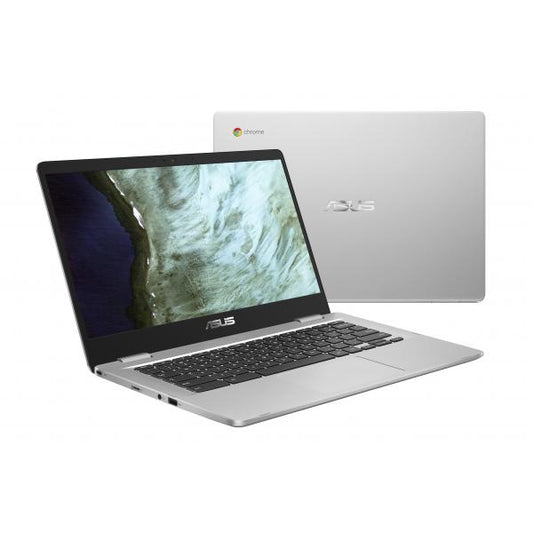 ASUS Chromebook C423NA-EB0354 35.6 cm (14") Full HD Intel Celeron N N3350 4 GB LPDDR4-SDRAM 64 GB eMMC Wi-Fi 5 (802.11ac) ChromeOS Silver [90NX01Y1-M04350] 