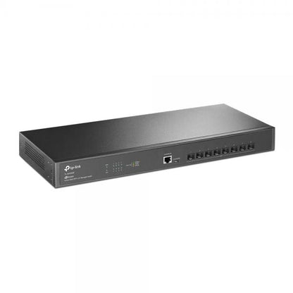 TP-Link - TL-SX3008F - JetStream 8-Port 10GE SFP+ L2+ Managed Switch, 8x 10G SFP+ Slots, RJ45/Micro-USB Console Port, 1U 19-inch Rack-mountable Steel Case, Integration with Omada SDN Control [TL-SX3008F]