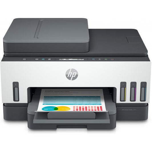 HP MULTIF. INK A4 COLORE, SMART TANK 7305, 15PPM, ADF, FRONTE / RETRO, USB/WIFI, 4 IN 1 [28B75A]